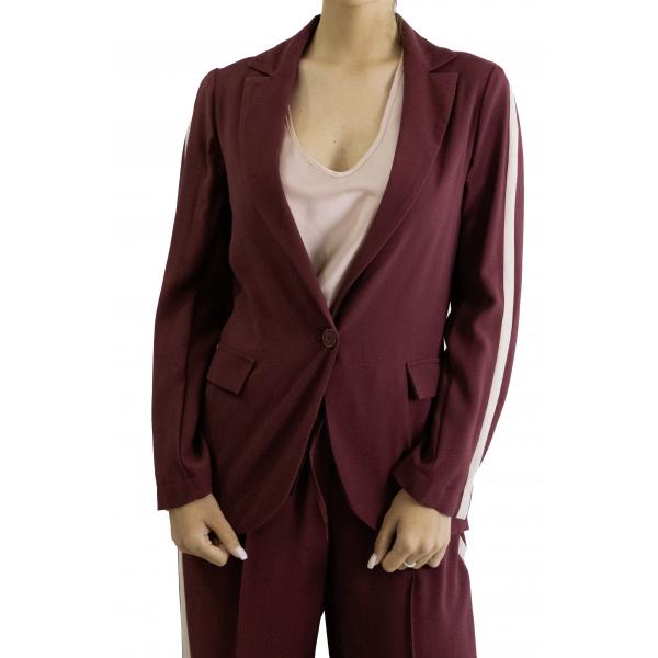 Giacca con bottone con striscia laterale Options 